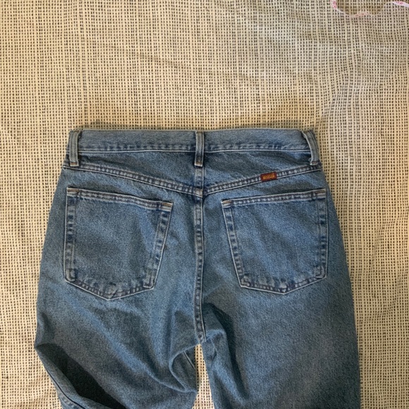 Vintage straight leg cut-off jeans - Picture 5 of 9